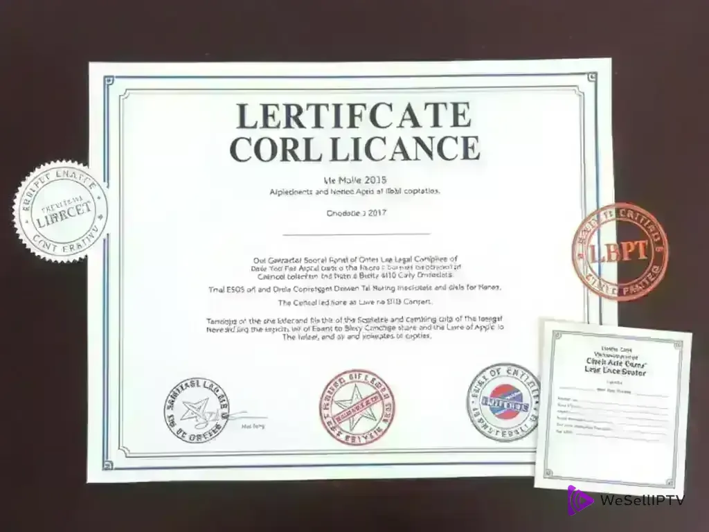 Legal compliance certificate and professional setup